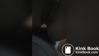 Russian woman shitting on the loo