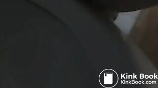 Russian woman shitting on the loo