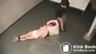 Shit is slurped out of her behindflv