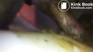 Scat Fuck Shitty Cock in Pussy Amateur Couple