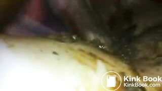 Scat Fuck Shitty Cock in Pussy Amateur Couple