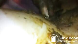 Scat Fuck Shitty Cock in Pussy Amateur Couple