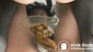 Asian Babe Eats Her Shit #2