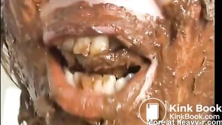 Sexy Girl Eating Shit