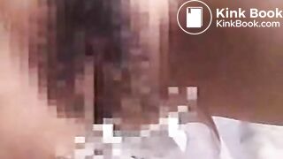 Asian Girl Takes Big Shit