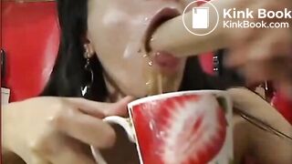 Scat Slut Eating Her Own Poop