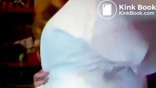 Shy girl shits panties on webcam