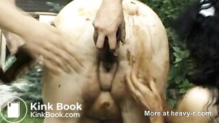 Outdoors BBW Scat Bottle Fuck