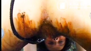 Smearign Shit In The Backyard