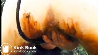 Smearign Shit In The Backyard