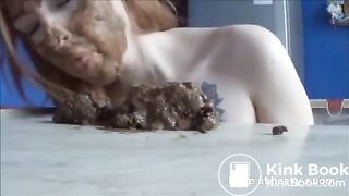 Messy Scat Solo By White Girl