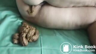 Woman Shitting In Bed