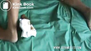 Woman Shitting In Bed