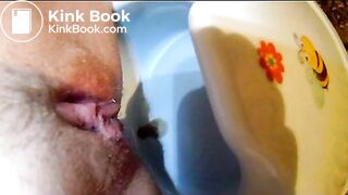 poop into baby potty