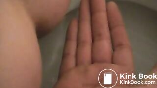 Mayonnaise in the hand