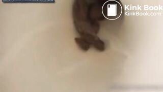 Nasty Cunt Teen Shitting