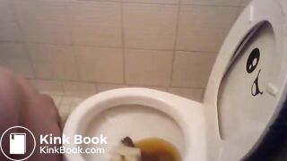 Her HUGE shit, I prepared the plate for my feeding