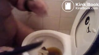Her HUGE shit, I prepared the plate for my feeding