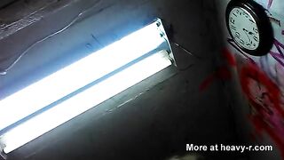 Turd To The Face While Masturbating