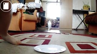 amateur girl pooping