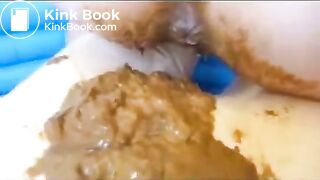 wife with pumped up pussy shits on love doll