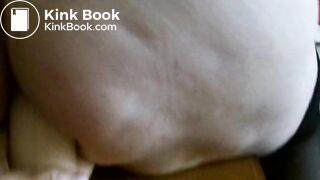 10in dildo messy scat fuck