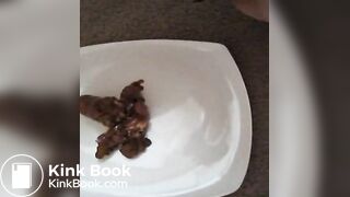 Scat - Cute Brunette's homemade treat - SlutLoadcom