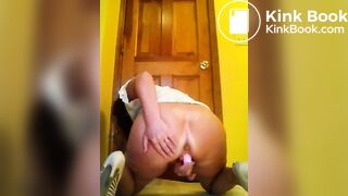 Sexy MILF piss and Shit 3 of 4