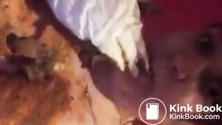 Scat BBWendi eats and smears tits with her scat