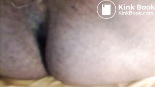 Big Booty Ebony Pushing Out A Think Turd [SCAT FETISH] - Ebony Fetish