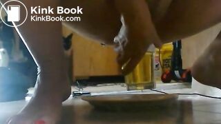 Dirty Housewife Pissing and Shitting