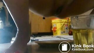 Dirty Housewife Pissing and Shitting