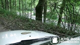 Taking A Piss And Shit On Car Hood