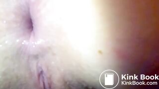 Blonde Gapes During Anal With A Surprise