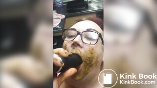 Scat eating and piss drinking by BBWendi