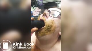 Scat eating and piss drinking by BBWendi