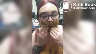 Scat eating and piss drinking by BBWendi