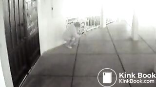 VS Women shitting in public - caught on surveillance cam