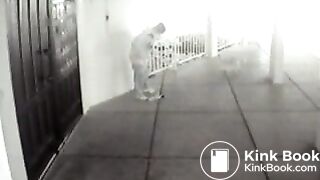 VS Women shitting in public - caught on surveillance cam