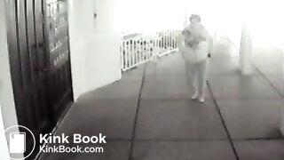 VS Women shitting in public - caught on surveillance cam