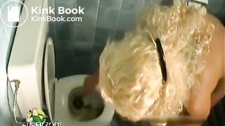 Girl Taking A Dump