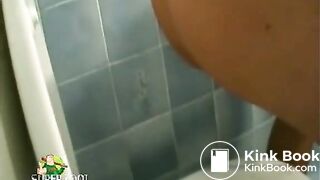 Girl Taking A Dump