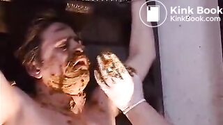 Beautiful Latina Mistress Delilah Shitting In Her Slaves Mouth 2