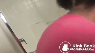 Three young girls shitting in toilet