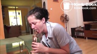 scat couple with new toy