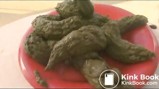 Shitting on ship balcony