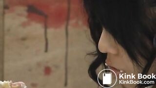 Lunch break in the toilet