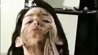 Brunette Smeared 1wmv
