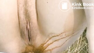 Outdoor Pooping Girl