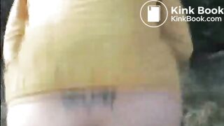 Amateur babe with big ass shitting outdoor - Scat Video Collection